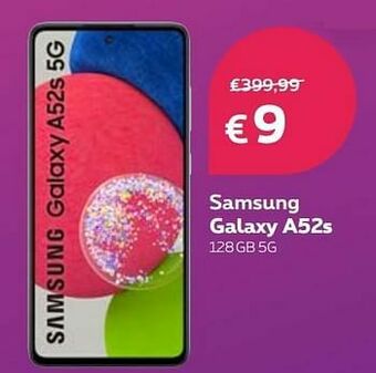 Proximus Samsung galaxy a52s 128gb 5g aanbieding