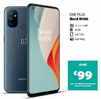 Base One plus nord n100 aanbieding