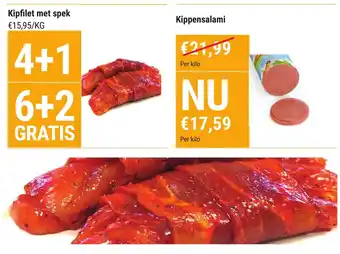 Budgetslager Kipfilet met spek aanbieding