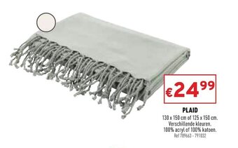 Trafic Plaid aanbieding