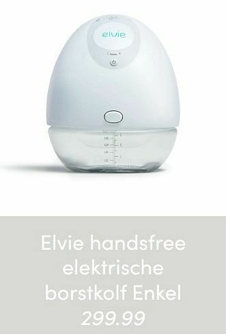 Baby & Tiener Elvie handsfree elektrische borstkolf enkel aanbieding