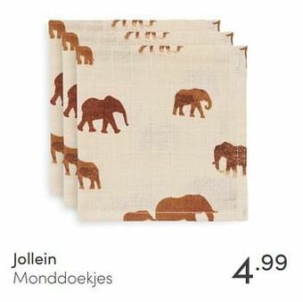 Baby & Tiener Jollein monddoekjes aanbieding