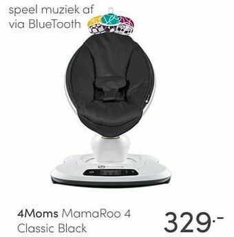 Baby & Tiener 4moms mamaroo 4 classic black aanbieding
