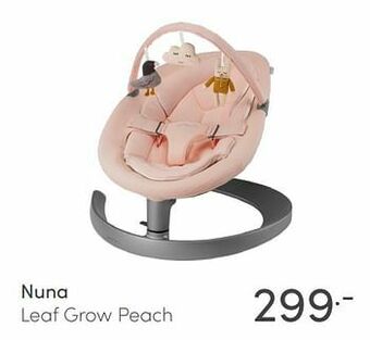 Baby & Tiener Nuna leaf grow peach aanbieding