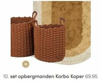 Baby & Tiener Set opbergmanden korbo koper aanbieding