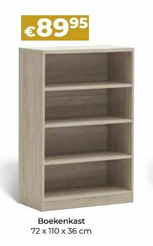 Euroshop Boekenkast aanbieding