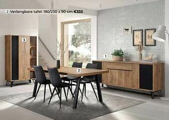 Euroshop Verlengbare tafel aanbieding