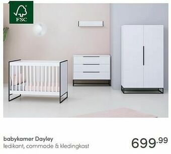 Baby & Tiener Babykamer dayley aanbieding