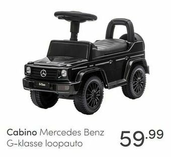 Baby & Tiener Cabino mercedes benz g-klasse loopauto aanbieding