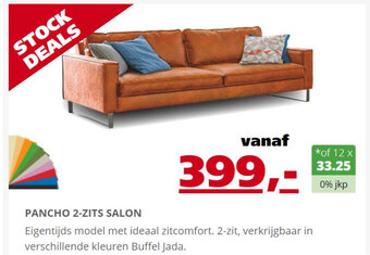 Seats and Sofas Pancho 2-Zits Salon aanbieding
