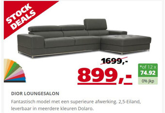 Seats and Sofas Dior Loungesalon aanbieding