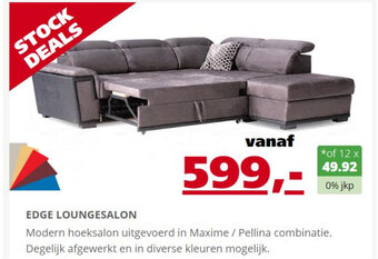 Seats and Sofas Edge Loungesalon aanbieding