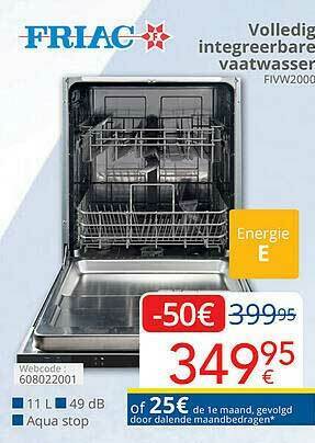 Eldi Vaatwasser aanbieding