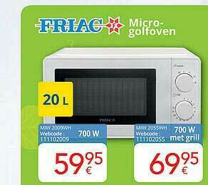 Eldi Friac Micro Golfoven aanbieding
