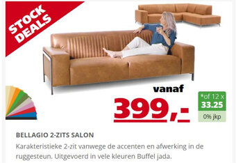 Seats and Sofas Bellagio 2-Zits Salon aanbieding