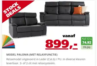 Model Paloma (Met Relaxfunctie)