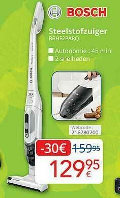 Eldi Bosch Steelstofzuiger aanbieding
