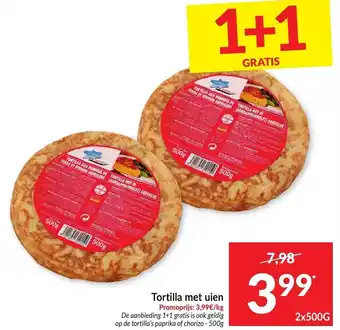 Tortilla met uien 2*500g