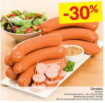 Cervela's Worsten 150-450g