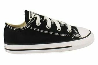 Berca Shoes Converse Sneaker Laag Jongens/meisjes Canvas - Zwart aanbieding