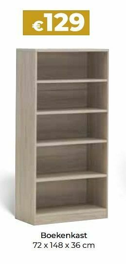 Euroshop Boekenkast aanbieding