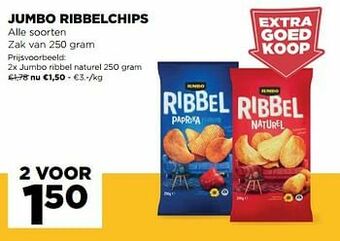 Jumbo Jumbo ribbel naturel aanbieding