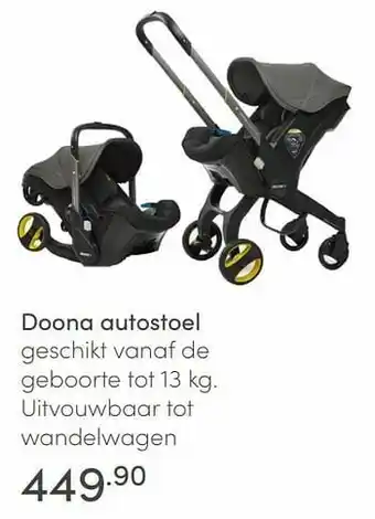 Baby & Tiener Doona autostoel aanbieding