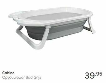 Baby & Tiener Cabino opvouwbaar bad grijs aanbieding