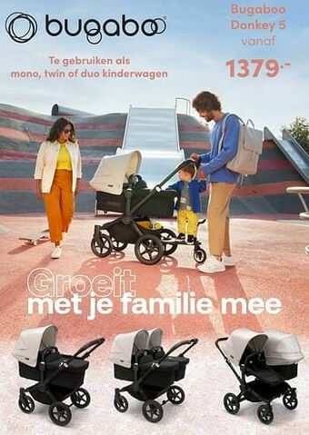 Baby & Tiener Bugaboo donkey 5 aanbieding
