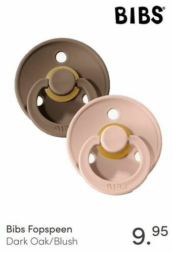 Baby & Tiener Bibs fopspeen dark oak-blush aanbieding
