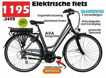iTEK Elektrische fiets aanbieding