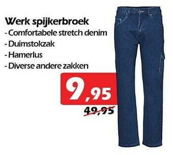 Werk spijkerbroek