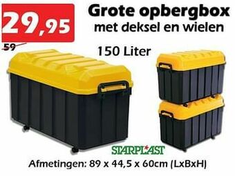 Grote opbergbox