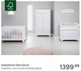 Baby & Tiener Babykamer barcelona aanbieding