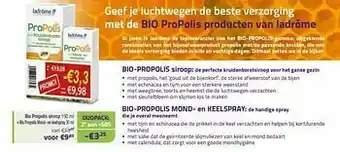 Mannavita Bio propolis siroop + + bio propolis mond- en keelspray aanbieding