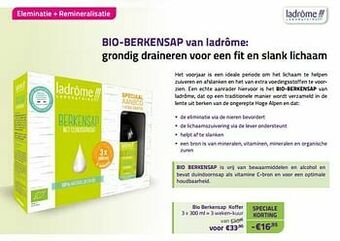 Bio berkensap koffer