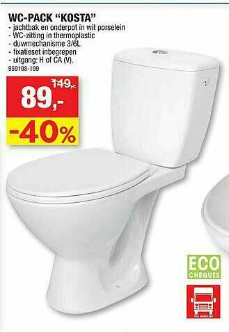 Hubo Wc-pack aanbieding