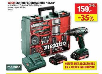 Hubo Accu Schroefboormachine aanbieding