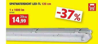 Hubo Spatwaterdicht Led-tl 120 Cm aanbieding