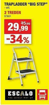 Hubo Trapladder aanbieding