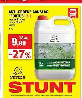 Hubo Anti-groene Aanslag aanbieding