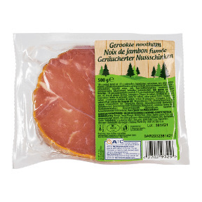ALDI Gerookte nootham aanbieding