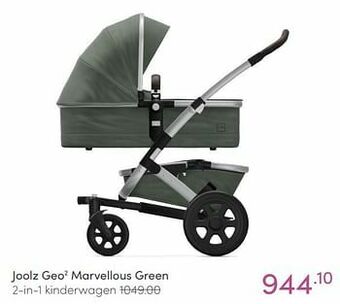 Baby & Tiener Joolz geo2 marvellous green 2-in-1 kinderwagen aanbieding