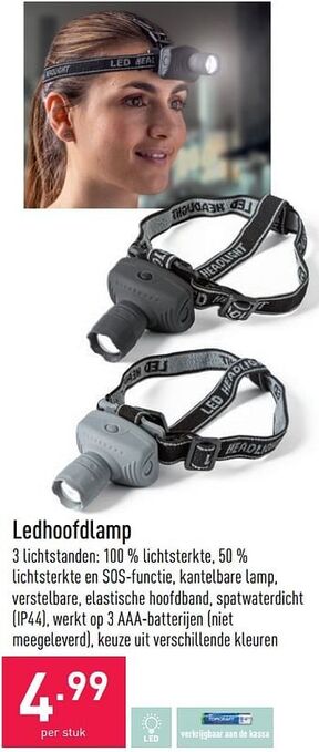 Ledhoofdlamp