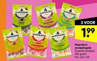 Napoleon snoepkogels