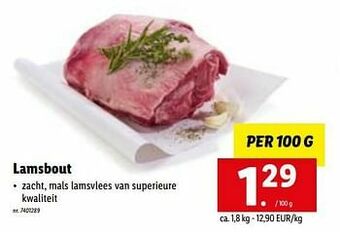 Lidl Lamsbout aanbieding