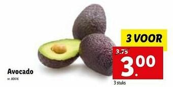 Lidl Avocado aanbieding