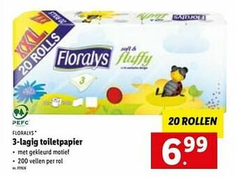 Lidl 3-lagig toiletpapier aanbieding