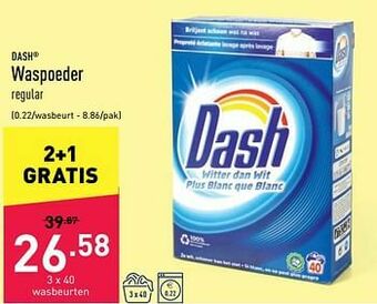 ALDI Waspoeder aanbieding