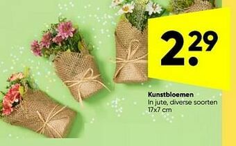 Big Bazar Kunstbloemen aanbieding